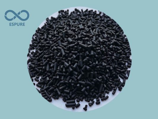 600mg/g 블랙 실린더 펠릿 활성 탄소 4mm 석탄
